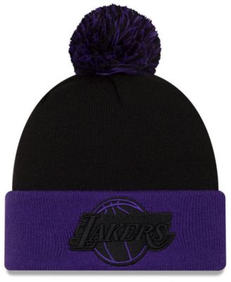 lakers beanie hat