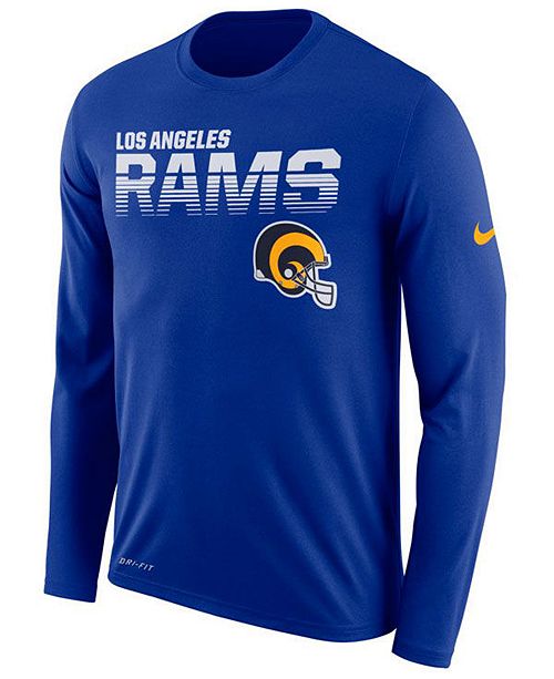 Nike Men S Los Angeles Rams Sideline Legend Line Of Scrimmage