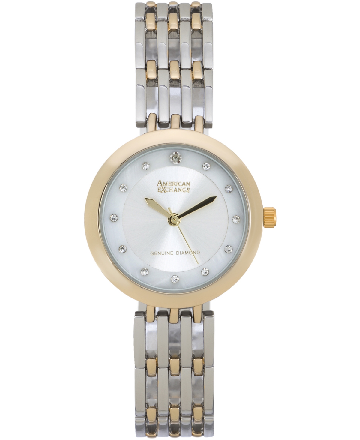 American Exchange Ladies Genuine Diamond Collection Watch, 28mm