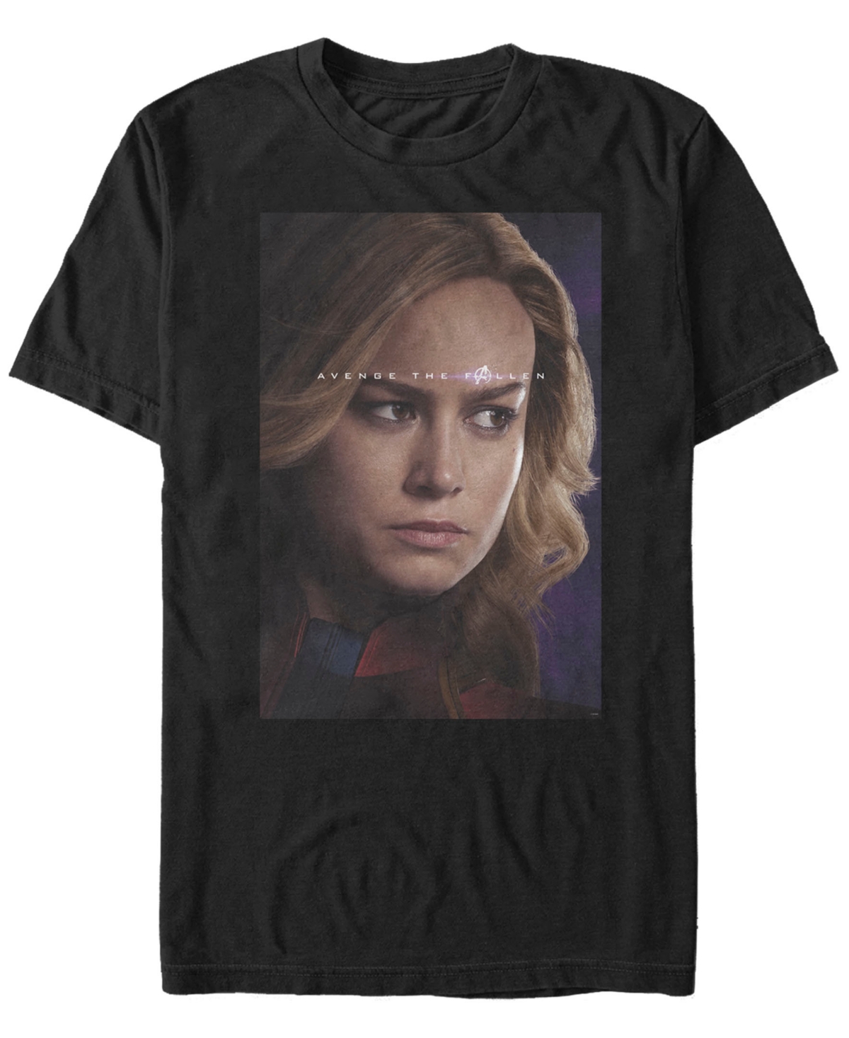 Marvel Men's Avengers Endgame Captain Marvel Avenge the Fallen, Short Sleeve T-shirt