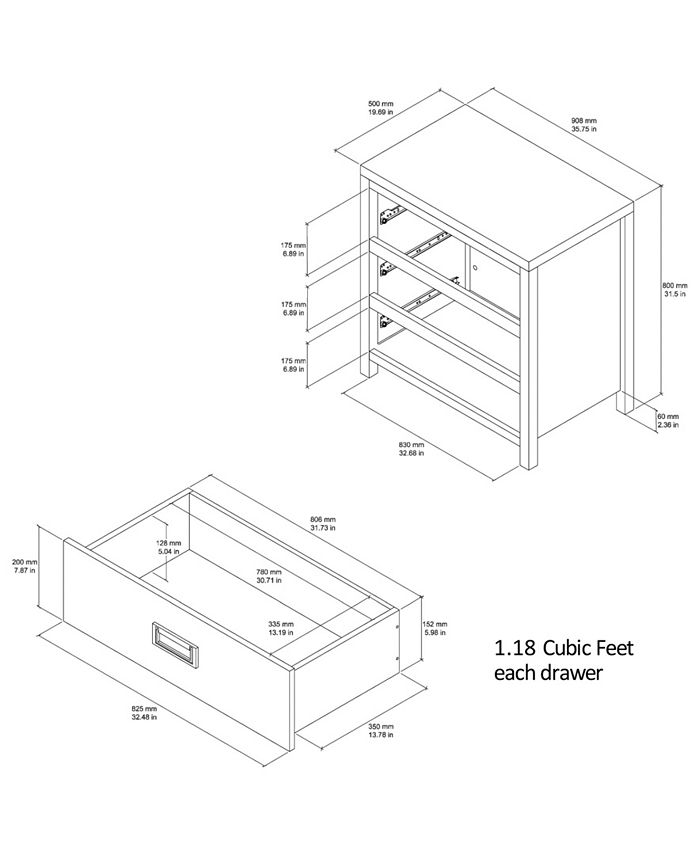 Little Seeds Monarch Hill Haven 3Drawer Changing Dresser Macy's