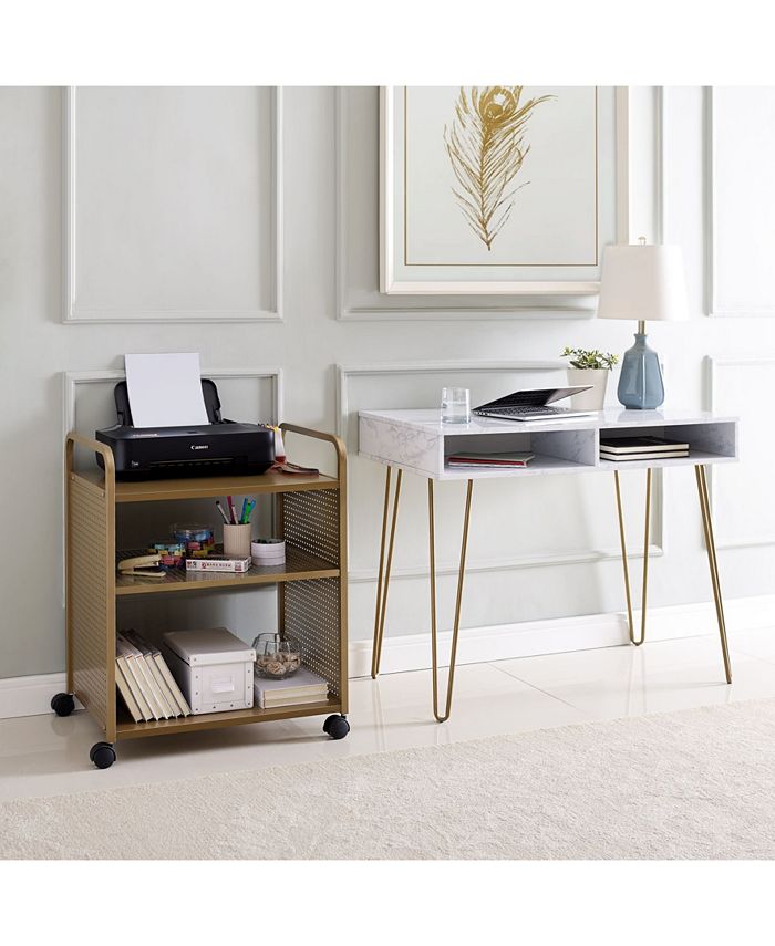 Novogratz Collection Novogratz Aubrie Bar and Serving Cart Macy's