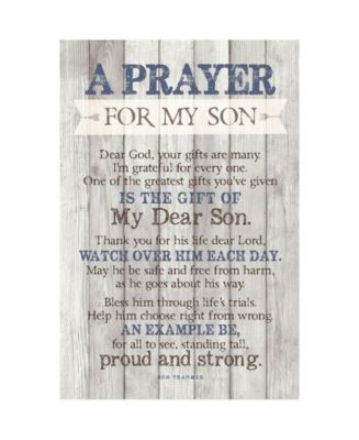 Dexsa Prayer for My Son New Horizons Wood Plaque with Easel, 6