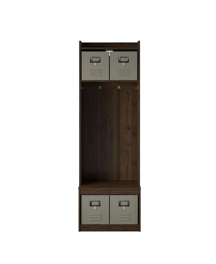 Novogratz Collection Novogratz Journey Entryway Hall Tree with Storage