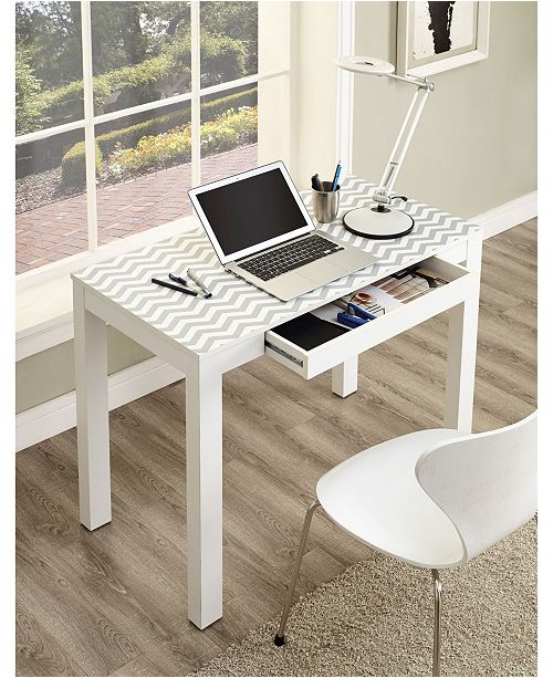 Ameriwood Home Parsons Desk With Drawer Reviews Furniture Macy S