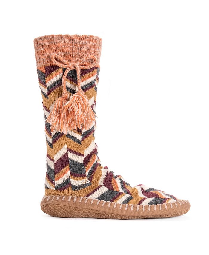 Muk Luks Women's Slipper Socks with Tassels Macy's
