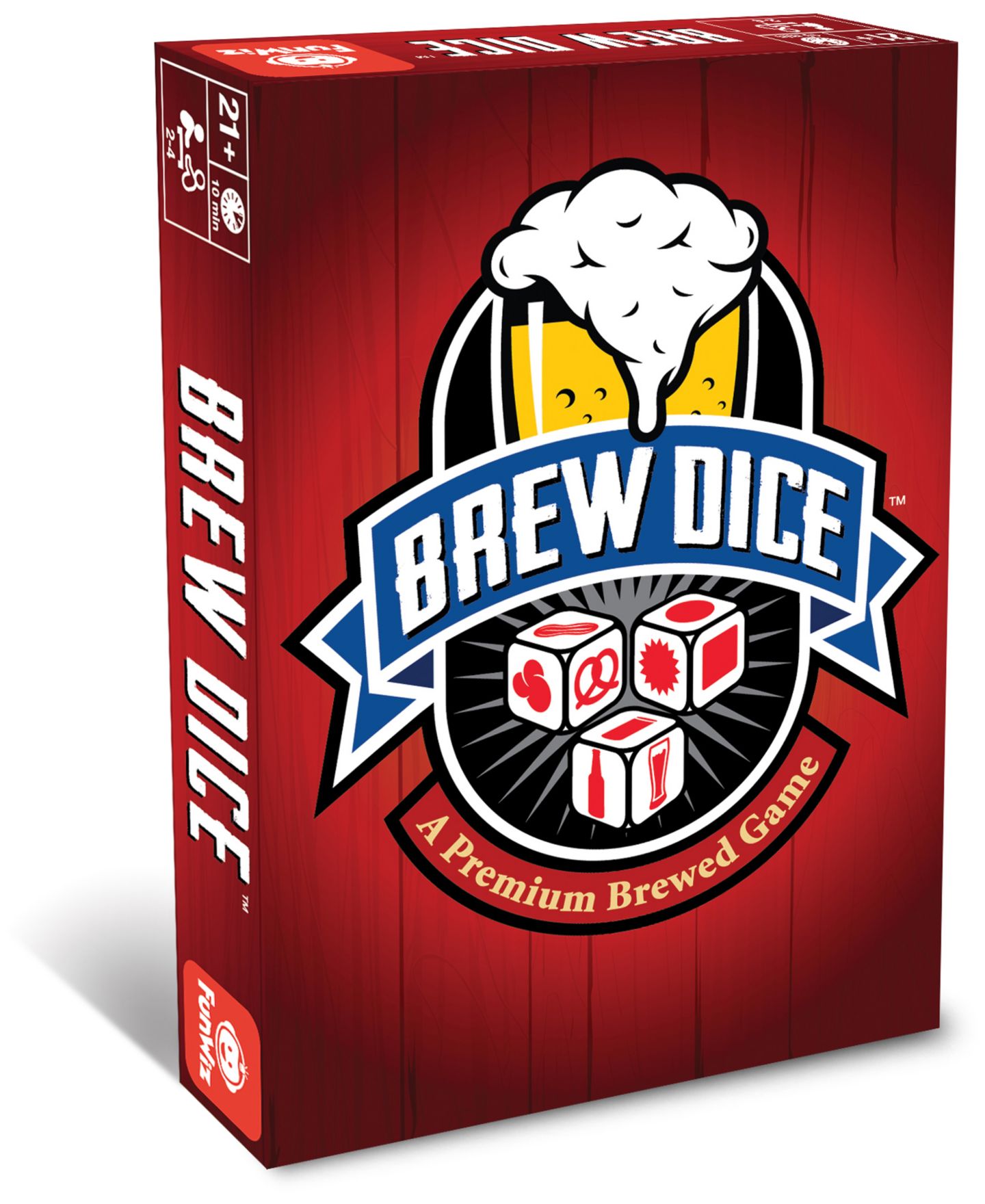 Детские игрушки FoxMind Games Brew Dice 32-Piece Fast-Paced Party Dice Game, Ages 21+ — фото 1