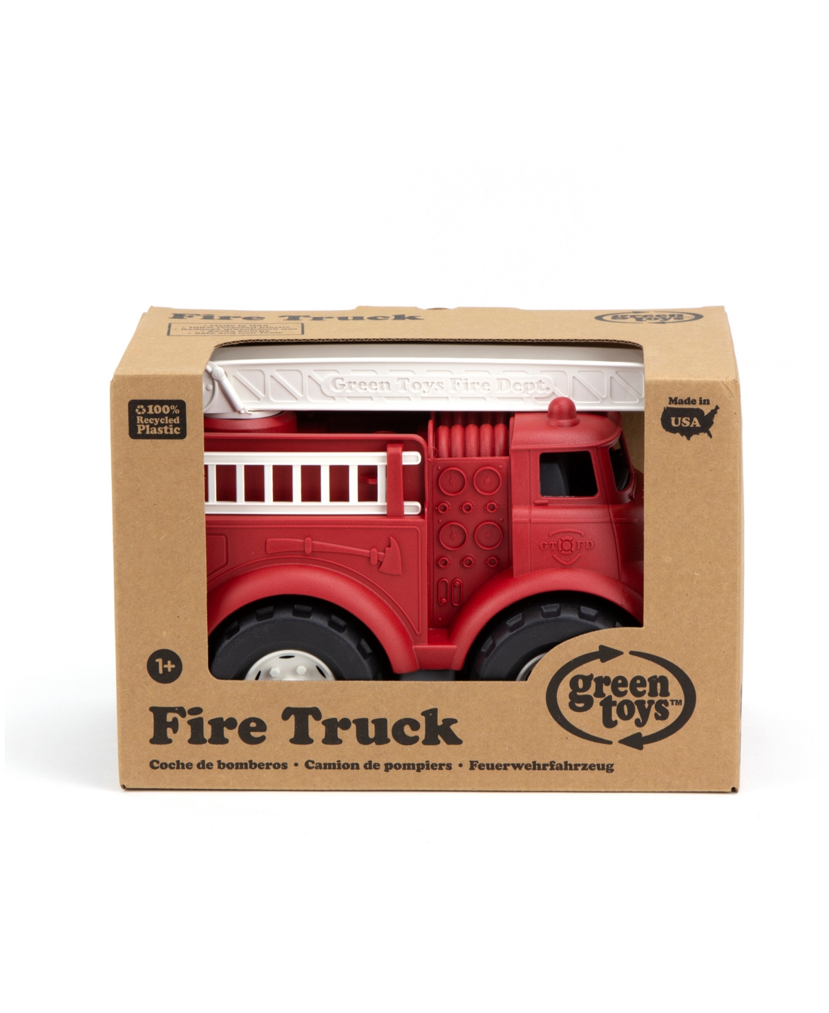 Green Toys Fire Truck In Multi