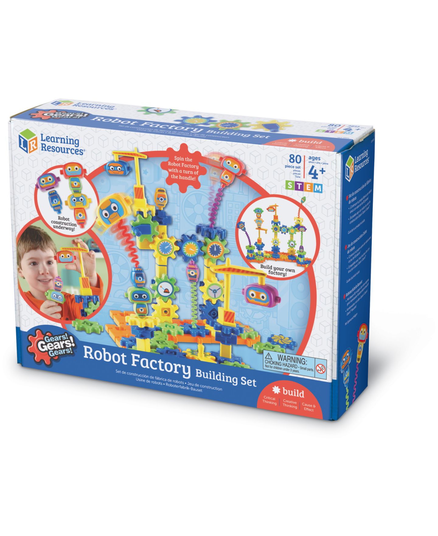 Детский конструктор Areyougame Robot Factory Gears! Gears! Gears! Building Set, Ages 4+ — фото 12