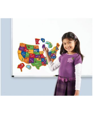 Learning Resources Learning Essentials - Magnetic U.S. Map Puzzle- 44 Pieces