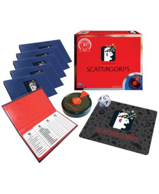 the Game of Scattergories - 30th Anniversary Edition