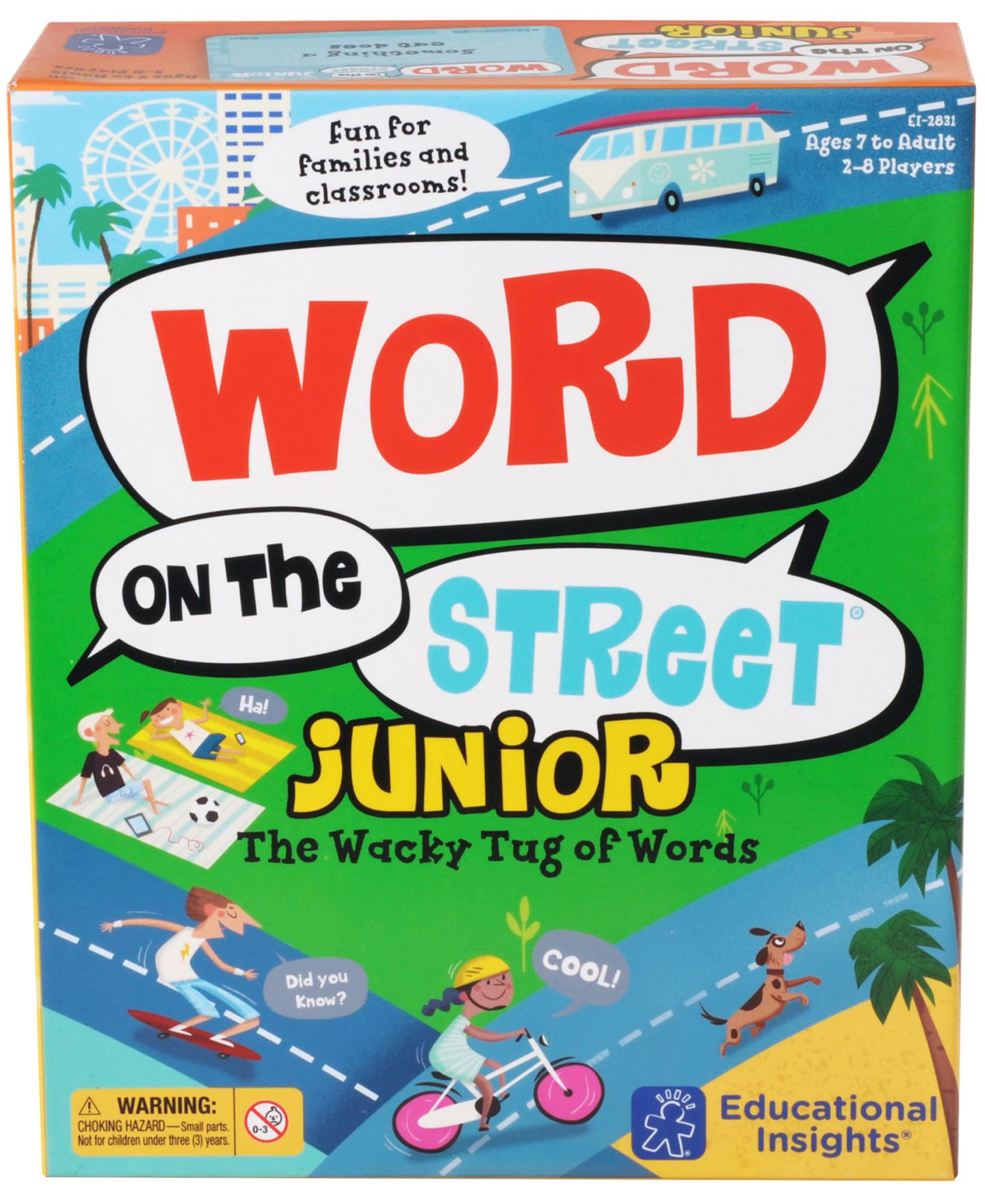 Детская настольная игра Areyougame Word on the Street Junior Family Educational Board Game, Ages 7+ — фото 7
