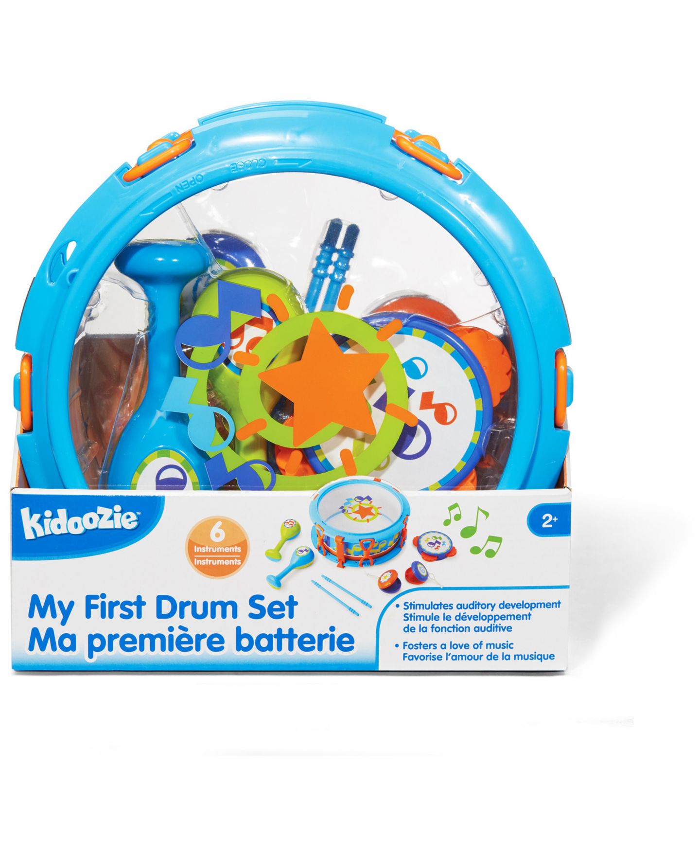 Детские игрушки Kidoozie My First 9-Piece Drum Set, Ages 2+ — фото 1
