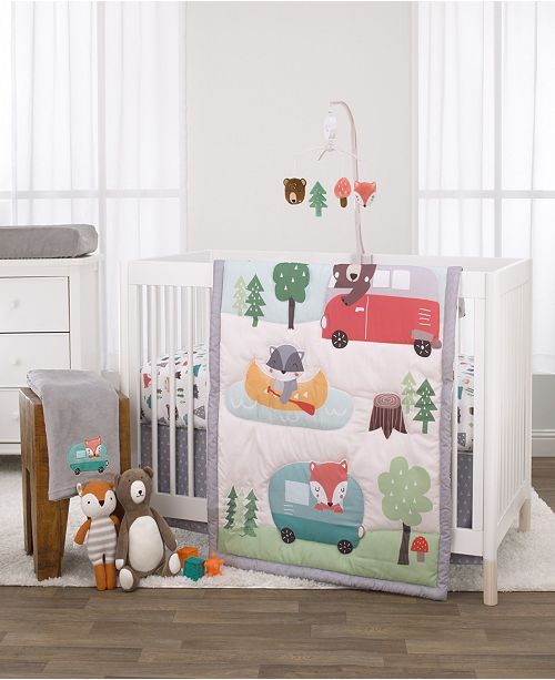 Nojo Retro Camper 3 Piece Crib Bedding Set Reviews Macy S