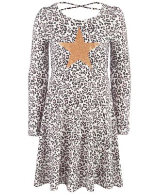 Epic Threads - Big Girls Snow Leopard Heart Dress