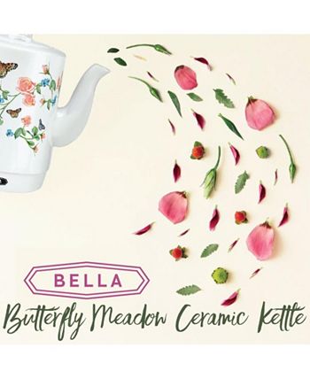 Bella (14743) 1.5 Liter Electric Tea Kettle, White Marble