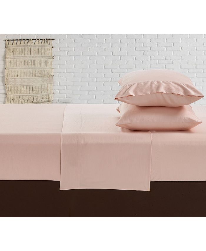 Lily NY Naturally Sourced Cornfiber Bedsheet Set, Queen Macy's