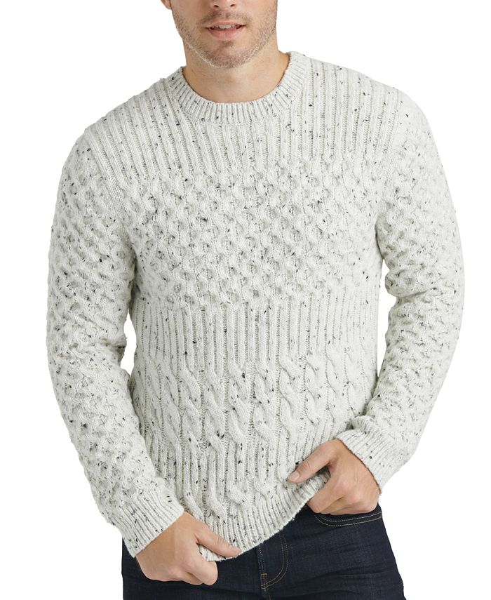 Lucky Brand Men's Cable-Knit Sweater - Macy's