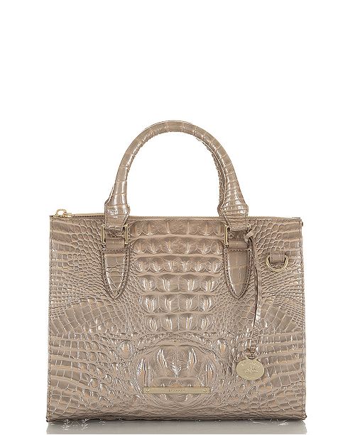 Brahmin Anywhere Convertible Melbourne Embossed Leather Satchel ...