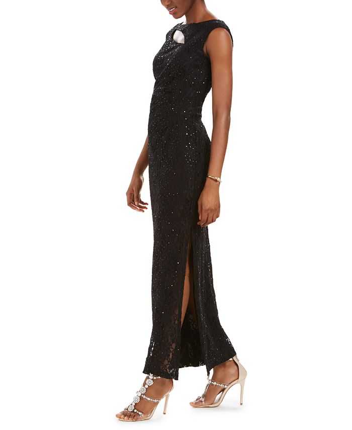 Connected Cutout Sequined Lace Gown & Reviews - Dresses - Women - Macy's