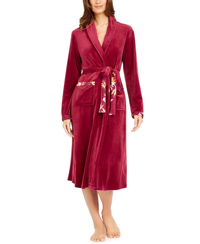 Sesoire Women's Long Fleece Wrap Robe Macy's