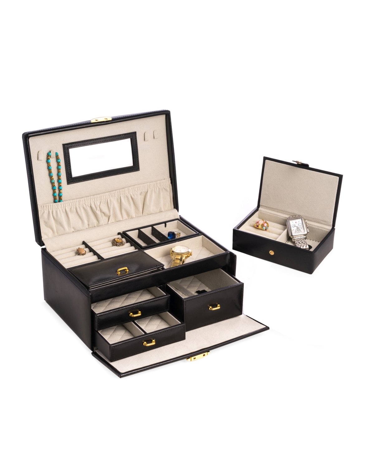 2 Level Jewelry Box - Multi