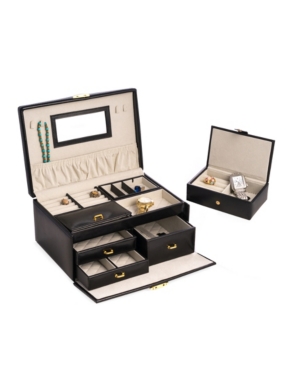 Bey-berk 2 Level Jewelry Box In Multi