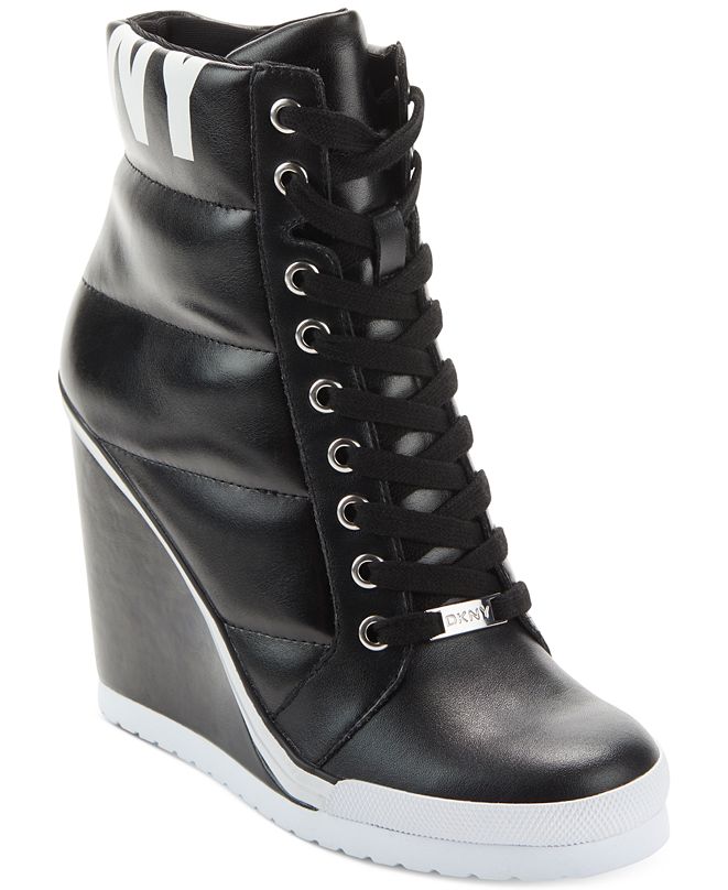 DKNY Women's Noho Wedge Sneakers & Reviews - Athletic Shoes & Sneakers ...