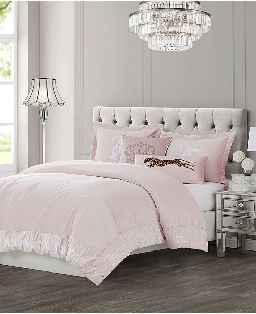 Juicy Couture Velvet 3 Piece Queen Comforter Set Reviews Home
