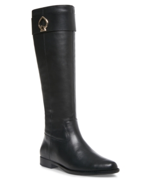 Kate Spade New York Vinna Tall Boots In Black