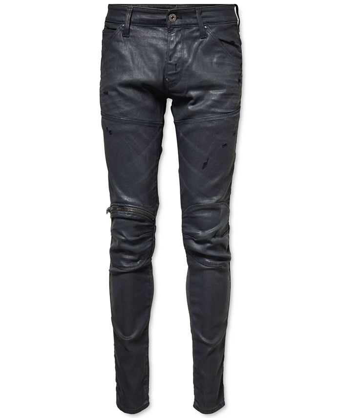G-Star Raw Men's 5620 Black Skinny Jeans, Created for Macy's & Reviews ...