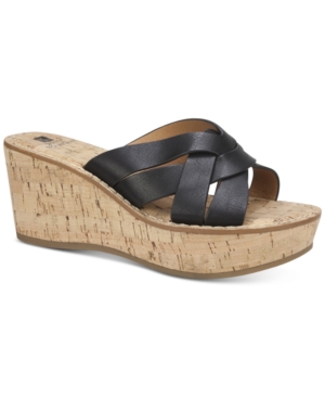 image of White Mountain Samwell Wedge Sandals Women-s Shoes