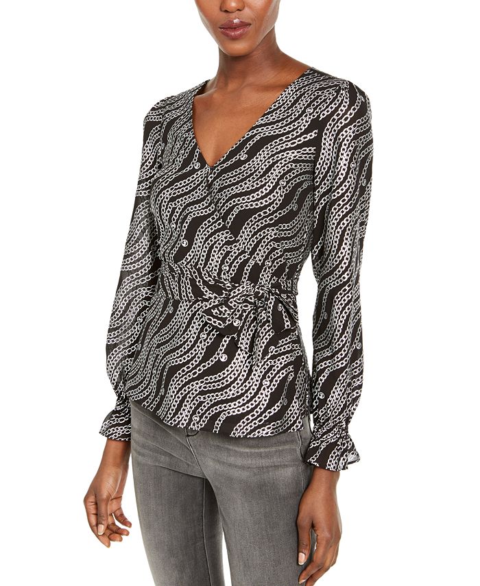 Michael kors chain 2025 top