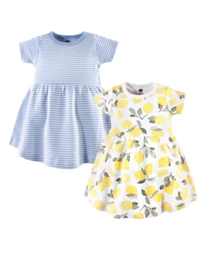 Hudson Baby Toddler Girl Cotton Dress 2-Pack