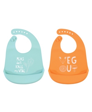 Hudson Baby Silicone Bib 2-Pack