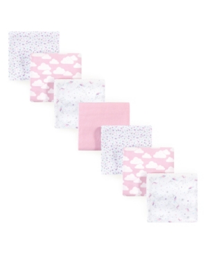 Hudson Baby Flannel Receiving Blanket 7-Pack