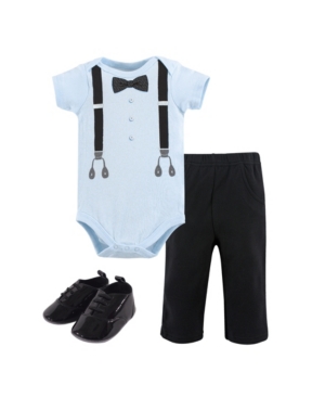 Little Treasure Baby Girl Bodysuit Pants and Shoes Set