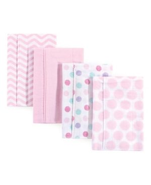 Luvable Friends Flannel Burp Cloth 4-Pack