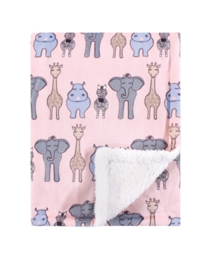 Hudson Baby Mink Blanket with Sherpa Backing