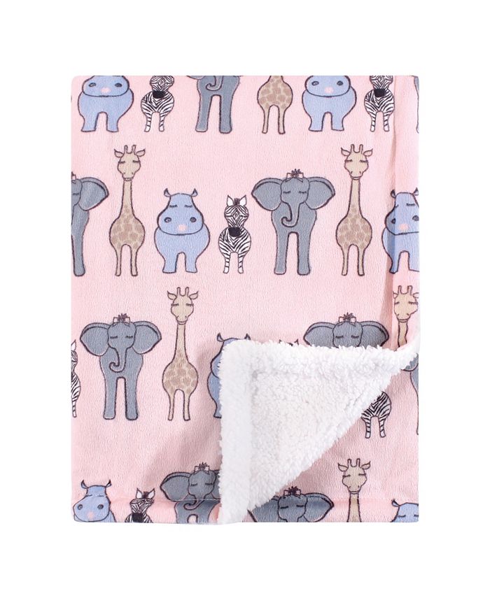 Hudson Baby Mink Blanket with Sherpa Backing Macy's