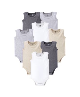 Baby Boys Hudson Unisex Soft Cotton Unisex Tank Style Bodysuit