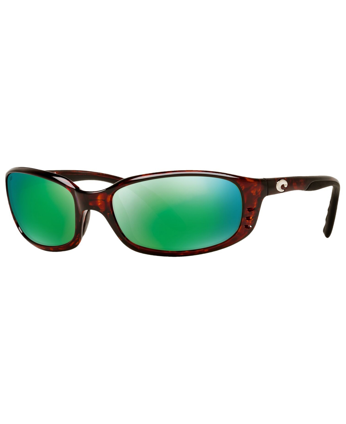 Costa Del Mar Polarized Sunglasses, Brine 06s000004 59p In Tortoise,green Mir Pol