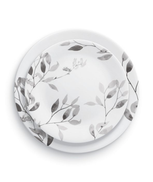 Corelle Boutique Misty Leaves 12Piece Dinnerware Set & Reviews Dinnerware Dining Macy's