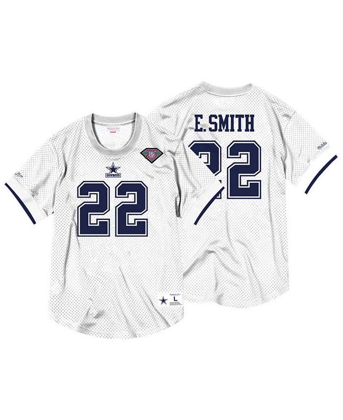 Mitchell & Ness Men's Emmitt Smith White Dallas Cowboys 1992