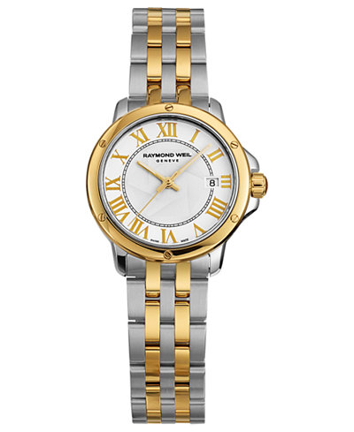 RAYMOND WEIL Watch, Women's Swiss Tango Two-Tone Stainless Steel Bracelet 28mm 5391-STP-00308