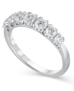 image of Certified Diamond (3/4 ct. t.w.) Anniversary Band in 14K White Gold