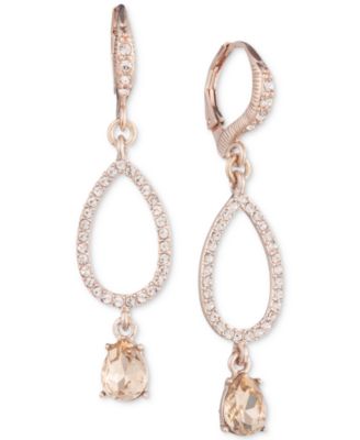 Givenchy - Crystal Double Drop Earrings