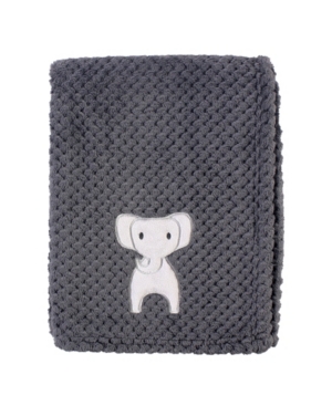 Hudson Baby Baby Boy and Girl Plush Waffle Blanket