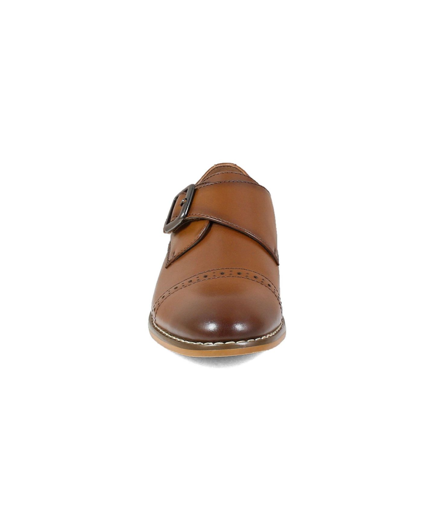 Туфли Stacy Adams Desmond Cap Toe Monk Strap Shoe для мальчиков, цвет: Чёрный — фото 8