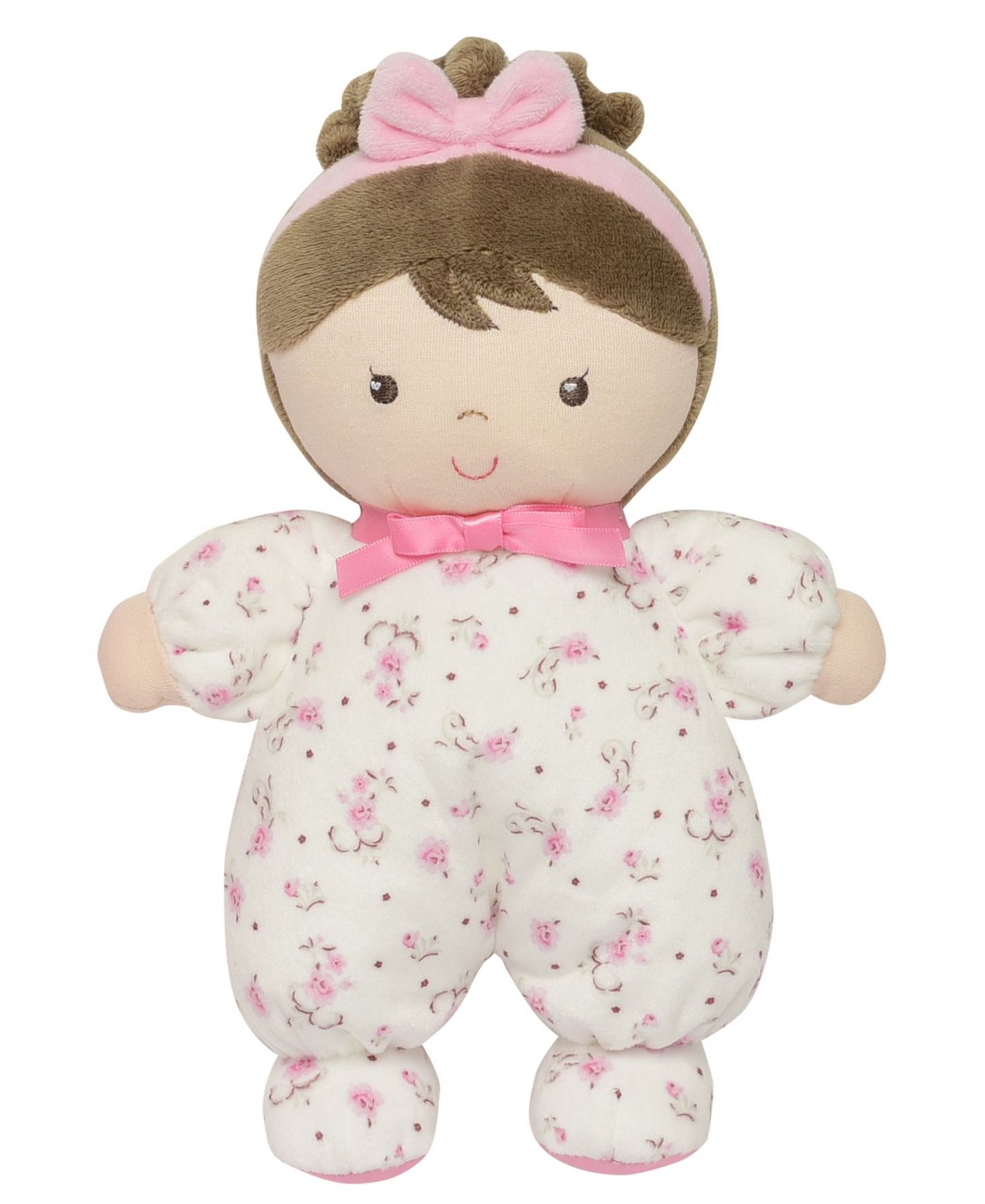 Детская кукла Little Me Jackie 10" Soft Plush Doll with Rattle, Ages 0+ — фото 1